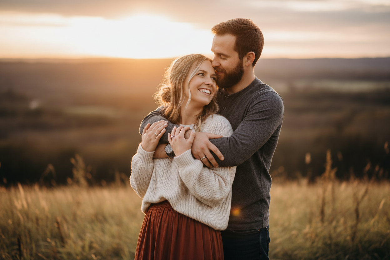 Romantic couple photo